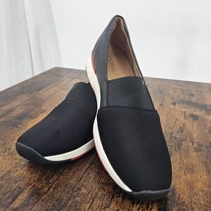 Vionic Cosmic Cameo Slip On Casual Walking Shoe Orthotic Arch Support Black 10